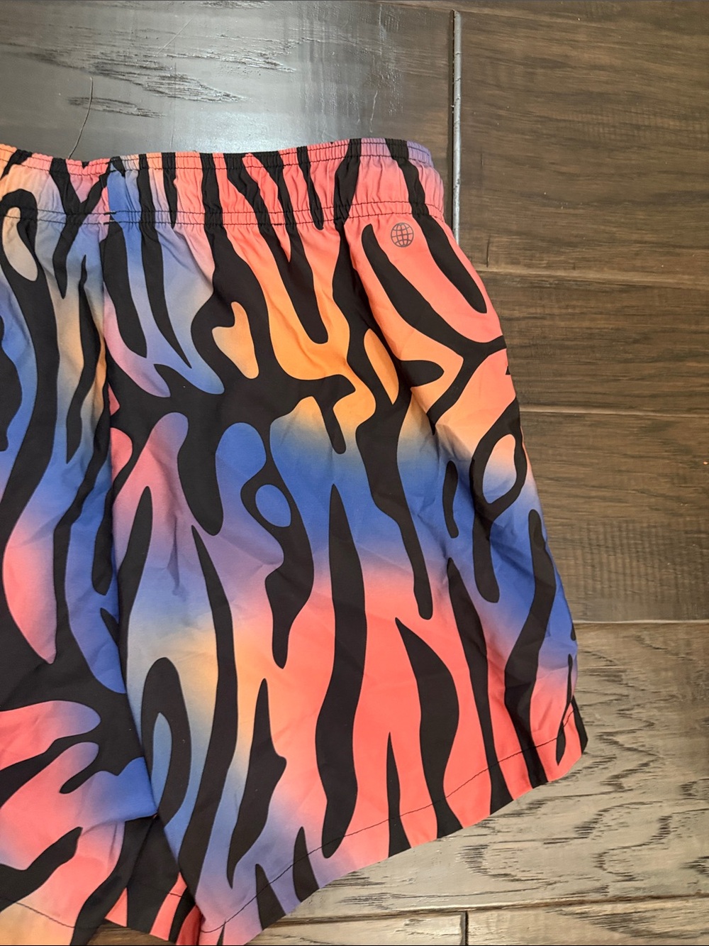 adidas Shorts Rainbow Zebra Print Running - Picture 9 of 10
